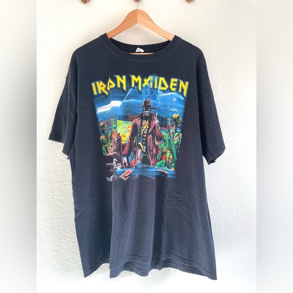 Iron Maiden Maiden England North American Tour 2012 Original Tour Shirt Band Tee